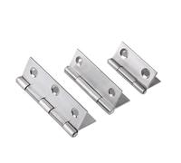 Bisagras for puertas de gabinetes de muebles de 1 a 4 pulgadas, accesorios de acero inoxidable for cajones, 2 piezas(4in)