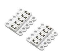 Bisagras for ventana, bloqueo permanente, polea, 10 piezas, gabinete con rodillo for puerta corredera, rueda giratoria de cobre for armario, accesorios for muebles, ancho 7,5/10MM(10mm)