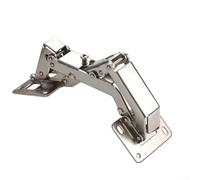 Bisagras hidráulicas de 170 grados para armarios de esquina y Lazy Susan, acero inoxidable ajustable con funcionamiento silencioso y juego completo de herramientas (4)