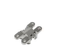 Bisagras invisibles para puertas batientes 1 puerta oculta con bisagras cruzadas, apertura externa, plegable, de madera, bisagra(Type 3)