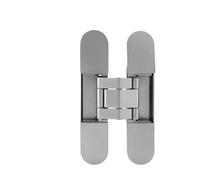 Bisagras Invisibles para Puertas Bisagra Invisible de aleación de Zinc, 2 Piezas, Ajustable, for Puerta de Armario, bisagra Cruzada, for Muebles, herrajes for Muebles.(135x28mm Silver)