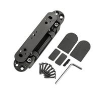 Bisagras ocultas ajustables de 125 grados, bisagra de puerta silenciada invisible de aleación de aluminio resistente, bisagra ajustable