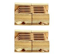 Bisagras Ocultas, Bisagra de Cobre, 2 Piezas, Apertura 180 Grados - Durabilidad Superior, Alta Resistencia, Para Puertas de Gabinete y Cajas de Regalo