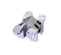 Bisagras ocultas de acero inoxidable de 70-140 mm, empotradas, con cruceta oculta, for puertas plegables de carga pesada, herrajes for muebles Bisagra plegable(19x95mm)