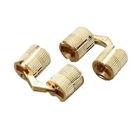 Bisagras ocultas de cobre for gabinete, 2 unidades de 8-14 mm, bisagras de barril ocultas de latón for herrajes de muebles. Bisagra plegable(12mm)