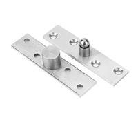 Bisagras Ocultas de Pivote 360°, Acero Inoxidable, 100x24x20mm, Eje Ascendente, Alta Resistencia, Paquete de 2, para Puerta Ventana