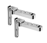 Bisagras ocultas para puerta de apertura de 110 grados, elegantes bisagras invisibles resistentes para armarios ocultos interiores