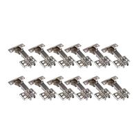 Bisagras para armarios 20PCS Steel Cabinet Hinges with Screws - Full Overlay Soft Close Furniture