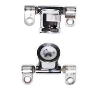 Bisagras para asiento de inodoro extraíbles cromadas, compatibles con Dama Senso Giralda AI0002100R