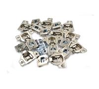 Bisagras para gabinete atornillables de 3/4"" con revestimiento compacto de la serie 38N de Blum 105 Degrees (paquete de 10)