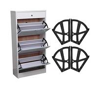 Bisagras para Gabinete de Zapatos, 4 Unids/Set Muebles Para El Hogar CajóN de Zapatos Bisagra para Gabinete Marco de Placa Abatible Bastidor Giratorio para Aumentar Capacidad Del Gabinete