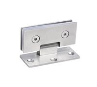 Bisagras para mamparas de ducha Bisagra pequeña de acero inoxidable for puerta vidrio, for baño, un solo lado, resistente, for 6-10 mm
