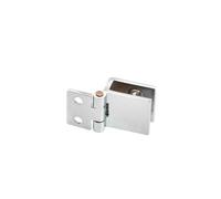 Bisagras para mamparas de ducha Bisagras de puerta aleación zinc for ducha baño, bisagras abrazadera for armario, herrajes for el hogar, 0 grados, 90 y 180(Silver 0 Degree)