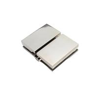 Bisagras para mamparas de ducha, La ducha del acero inoxidable articula el bastidor movible grueso 180 grados multicolor de la precisión(Silver)