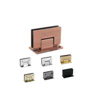 Bisagras para puerta de ducha Bisagra de acero inoxidable for mampara ducha, 2 unidades, con cepillo, for puerta cristal, 180, 90 y 135 grados, for baño(Brushed Steel,135 Degrees)