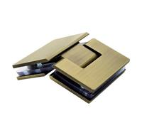 Bisagras para puerta de ducha Bisagra de acero inoxidable for puerta vidrio, soporte for ducha, 90, 135 y 180 grados, abrazadera for, chip for baño(Green bronze 135 degrees)