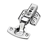 Bisagras para puertas de armarios de cocina, Amortiguador hidráulico de bisagra for puerta gabinete, cierre suave acero inoxidable, 1/10 Uds., 14-21mm, 95 grados(Half Overlay,10pcs)