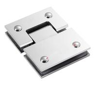 Bisagras para puertas de ducha de cristal Glass door hinge 90/135/180 degrees wall-to-glass hinge Suitable for 8-12 mm glass(180 Degree Glass to Glass)