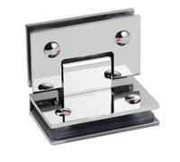 Bisagras para puertas de ducha de cristal Glass door hinge 90/135/180 degrees wall-to-glass hinge Suitable for 8-12 mm glass(90 Degree Glass to Glass)