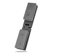 Bisagras para puertas de ducha de cristal Glass Shower Door Hinges Pivot Hinge 304 Stainless Steel 180 Degree 8-12mm Multicolor(Gray Black)