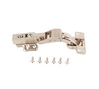 Bisagras para puertas de gabinete MEEVINWH, cierre, aleación de zinc, para gabinetes con marco frontal y sin marco, capacidad de carga de 15 kg, acabado enchapado, fácil (35 tazas (con