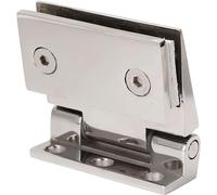 Bisagras para puertas de vidrio. Bisagra de puerta de vidrio templado sin marco No es fácil de rayar las manos Bisagras de puerta de vidrio de tamaño de vidrio disponibles de 8-12 mm for puerta de vid