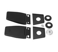 Bisagras para ventana de puerta trasera de acero inoxidable, juego de bisagras de vidrio para escotilla, resistente a los golpes, fácil instalación para YJ TJ LJ 1987 2006, kit