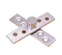 Bisagras pivotantes de acero inoxidable, bisagra giratoria de 360 grados, cierre de puerta de armario, herrajes for muebles ocultos, 5/1 Uds.(5PCS)