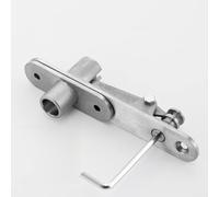 Bisagras pivotantes de puerta de cierre automático, eje de 360 grados, velocidad ajustable para puertas de madera, acero inoxidable, soporte resistente de hasta 60 kg, 32-50 mm de grosor