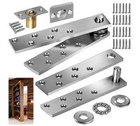 Bisagras pivotantes de puerta resistentes para un máximo de 200 libras, puertas de madera, bisagra oculta para madera y secreto, estantería oculta, estantería Murphy (resistente, 2 piezas)