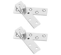 Bisagras plegables, 2 piezas, bisagras invisibles for puerta, bisagra oculta, rotación de 180 grados, for puertas secretas, estanterías y puertas batientes, 2,95 pulgadas(3.94 Inch)