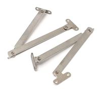 Bisagras Plegables de 180 Grados para Puertas de Armario, 2 Unids/Set, Acero Inoxidable, Bisagras de Soporte de Tapa de Elevación de Estancia