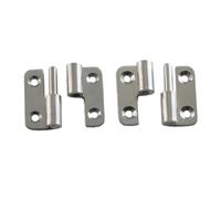 Bisagras Puertas 5Pcs Cabinets Removable Hinge Left/right Stainless Steel Slip Joint Flag Lift Off Detachable Door(Right)