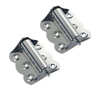 Bisagras Puertas Bisagra de 2 piezas/juego, cierre automático, bisagras empotradas, resorte inoxidable, bisagra for puerta gabinete, ventana, ferretería for el hogar