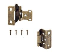 Bisagras Puertas Bisagras de metal negras silenciosas for puertas gabinetes madera, bisagras antiguas alta resistencia for muebles vintage y armarios cocina para puertas(Bronze 2pcs)