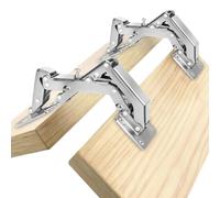 Bisagras Puertas Cocina, 2 Piezas Bisagras Armario 170 Grados, Sin Marco Suave y Lento, Herrajes Ocultos para Puerta Bisagra de Armario con Tornillos, Amortiguador Hidráulico Oculto, Ajustables