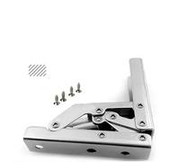 Bisagras Puertas Cocina 2 unids/set de bisagras plegables autoblocantes 90 grados, bisagra sin agujeros, soportes for patas mesa, plegable resorte plano 180, Hardware