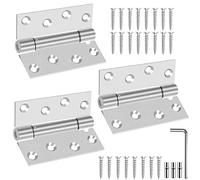 Bisagras Puertas Cocina Abatibles Bisagra de Piano para Puerta de Madera Bisagras Acero Inoxidable 3 Pieza Visagras para Muebles de Cocina Visagra Grandes Puerta Madera Especiales Puertas Pesadas