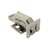 Bisagras Puertas Cocina Bisagras de cierre for muebles, armario amortiguador amortiguación 165 grados, bisagra plegable Universal for cocina, herrajes sin ranuras(4inch)
