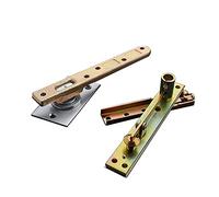 Bisagras resistentes para puerta giratoria carga 150kg Bisagras pivotantes ocultas Acero inoxidable 360° eje de la puerta para puerta de madera Puerta secreta Pivote excéntrico 1 juego