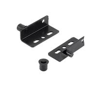 Bisagras secretas resistentes de hierro con cierre vertical para entradas de madera, instalación sin herramientas, junta secreta de puerta de gabinete