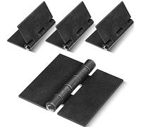 Bisagras soldables resistentes de 3 pulgadas, soldadura de calibre 12, bisagra de acero de larga duración, resistente a la corrosión y al óxido, soldadura de metal en bisagras para puertas de remolque
