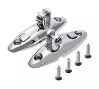 Bisagras superiores Bimini de acero inoxidable 316 ajustables con funcionalidad de 360 grados, paquete de 2 para una fácil instalación en varios barcos