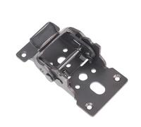 Bisagras superpuestas para gabinetes Bisagras ocul 1 pieza de bisagra plegable autoblocante material hierro 0-90-180 grados, for pata mesa 98 * 50 mm muebles(Nero)