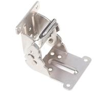 Bisagras superpuestas para gabinetes Bisagras ocul 1 pieza de bisagra plegable autoblocante material hierro 0-90-180 grados, for pata mesa 98 * 50 mm muebles(Silver)