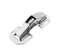Bisagras superpuestas para gabinetes Bisagras ocul Bisagra For Gabinetes De 2/20 Piezas, 90 Grados, Sin Orificios Perforación, Con Amortiguador Hidráulico(10PCS)