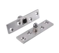 Bisagras superpuestas para gabinetes Bisagras ocul Bisagra giratoria de 360 grados acero inoxidable for puerta oculta, muebles invisibles, bisagra oculta cielo y tierra, 1 Uds.(L)