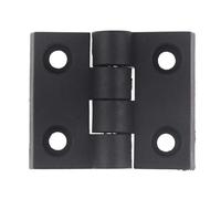 Bisagras superpuestas para gabinetes Bisagras ocul Bisagra Pequeñas De Plástico, Mini Rodamiento Puerta Negro, Gabinete A Tope, Color, 1 Uds(60x50mm)
