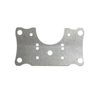 Bisagras superpuestas para gabinetes Bisagras ocul Placa De Reparación Bisagra For Armario, Fijación Puerta, Montaje, Panel Lateral Muebles, 1 Uds(9 X 5cm)