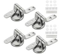 Bisagras Tapa WC Bisagras universales de aleación zinc for asiento inodoro (2 o 4 piezas) con arandela ajustable y accesorios repuesto(4PCS)